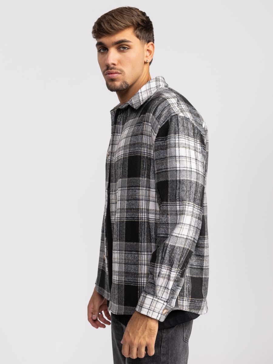 גקט אובר שירט פלאנל לגבר