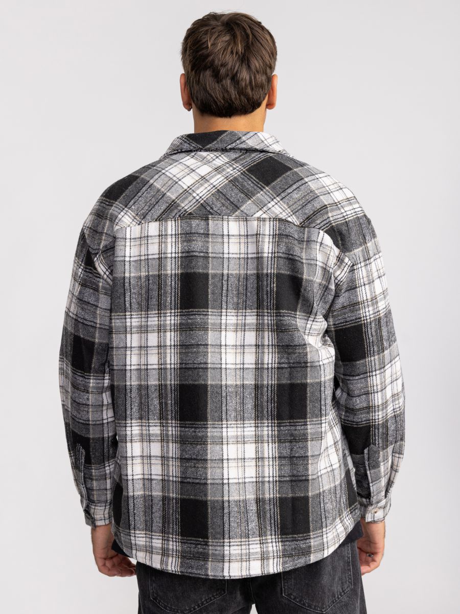 גקט אובר שירט פלאנל לגבר