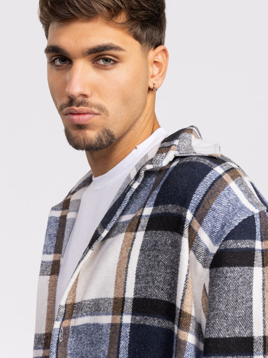 גקט אובר שירט פלאנל לגבר