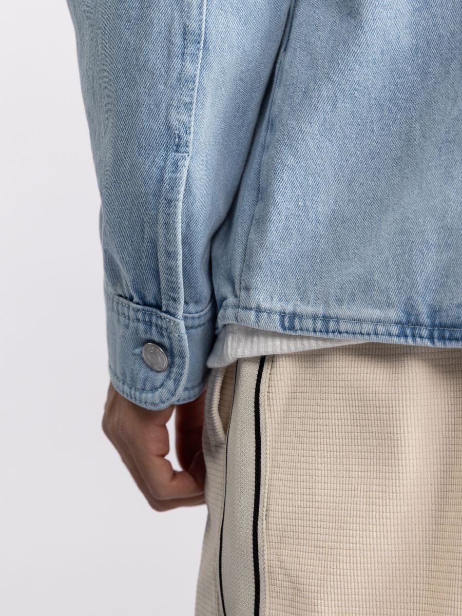 גקט אובר שירט לגבר עם כיס קדמי