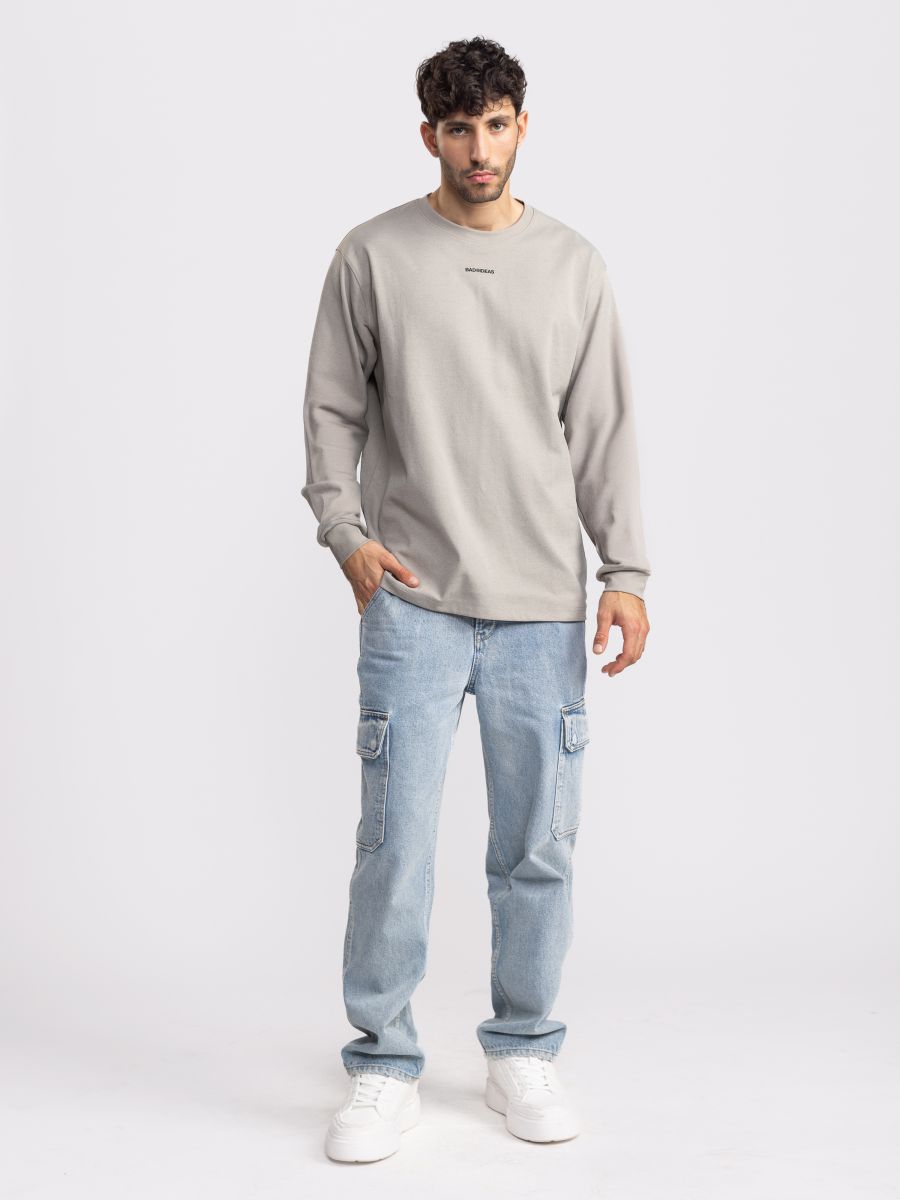 חולצת לונג סלאב לגבר BAD IDEAS