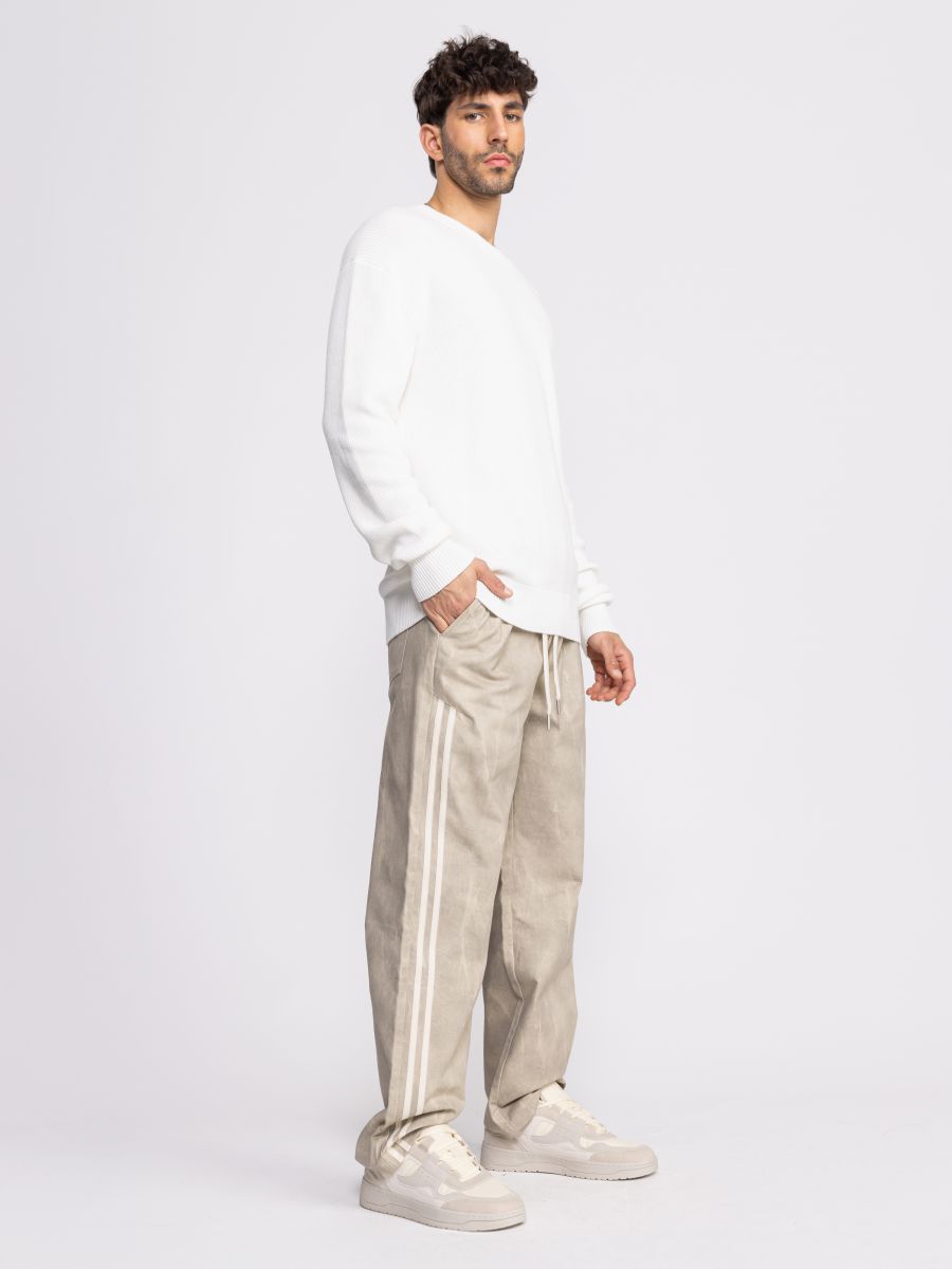 סריג לגבר במרקם ריב