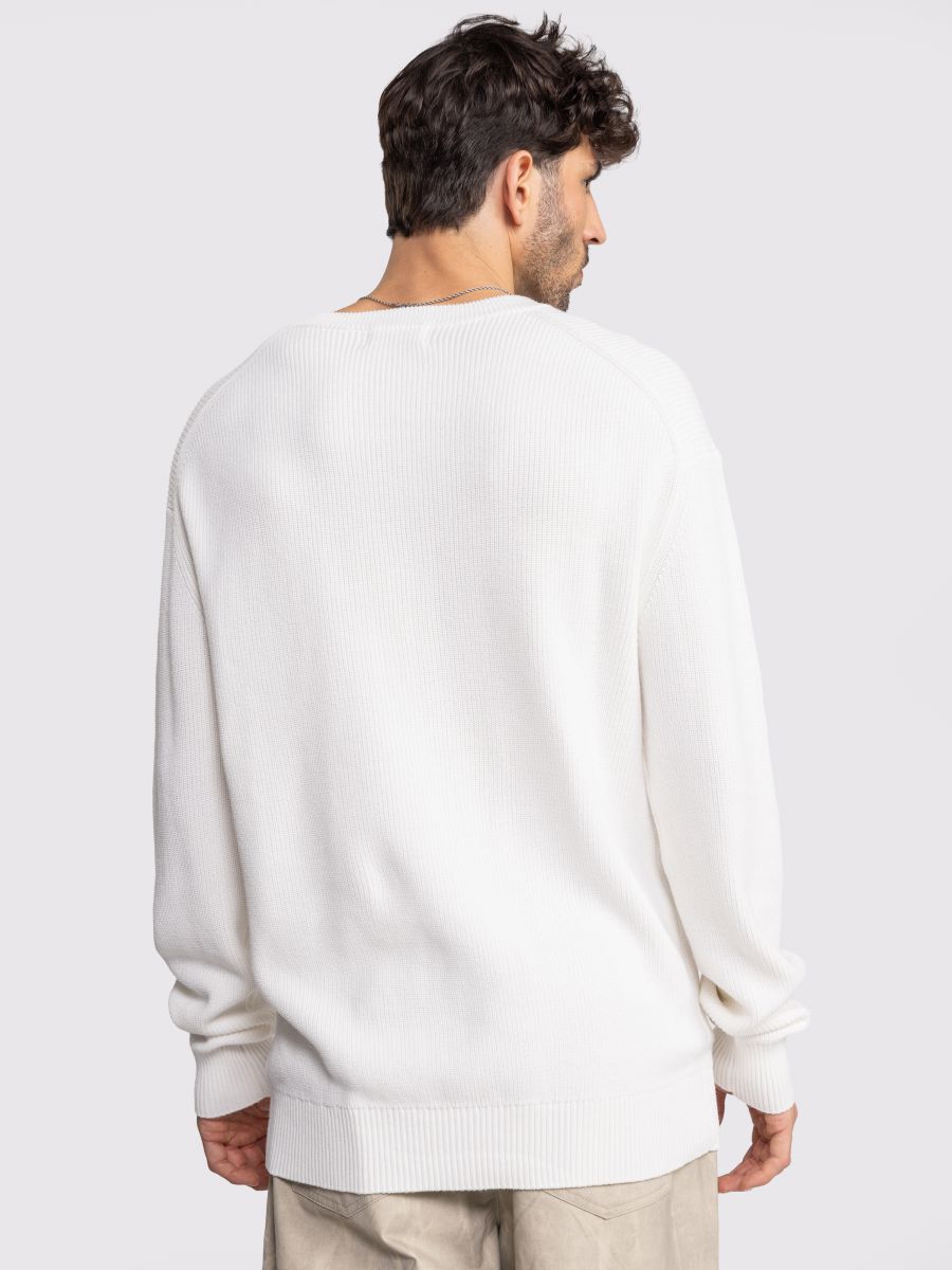 סריג לגבר במרקם ריב