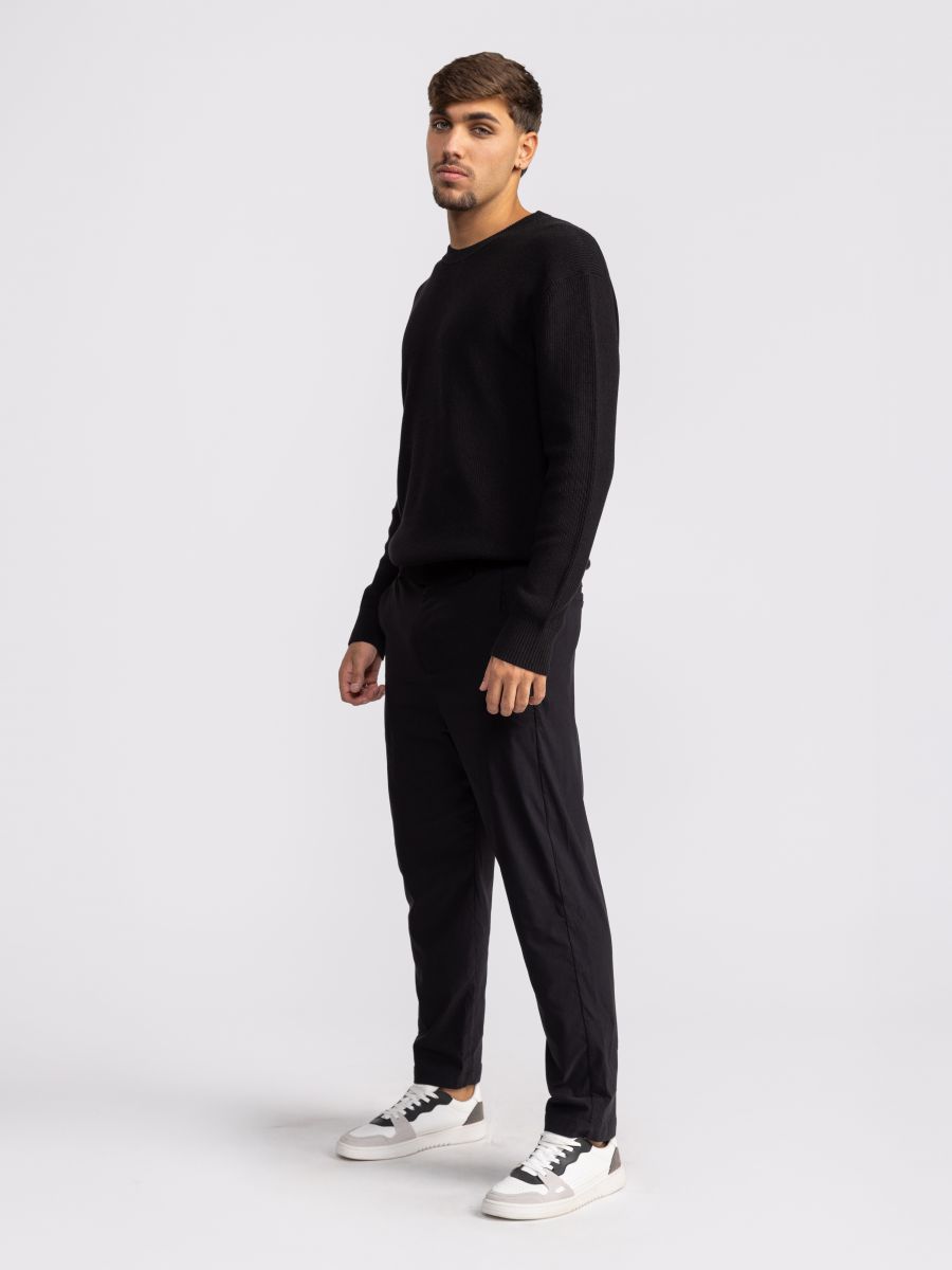 סריג לגבר במרקם ריב