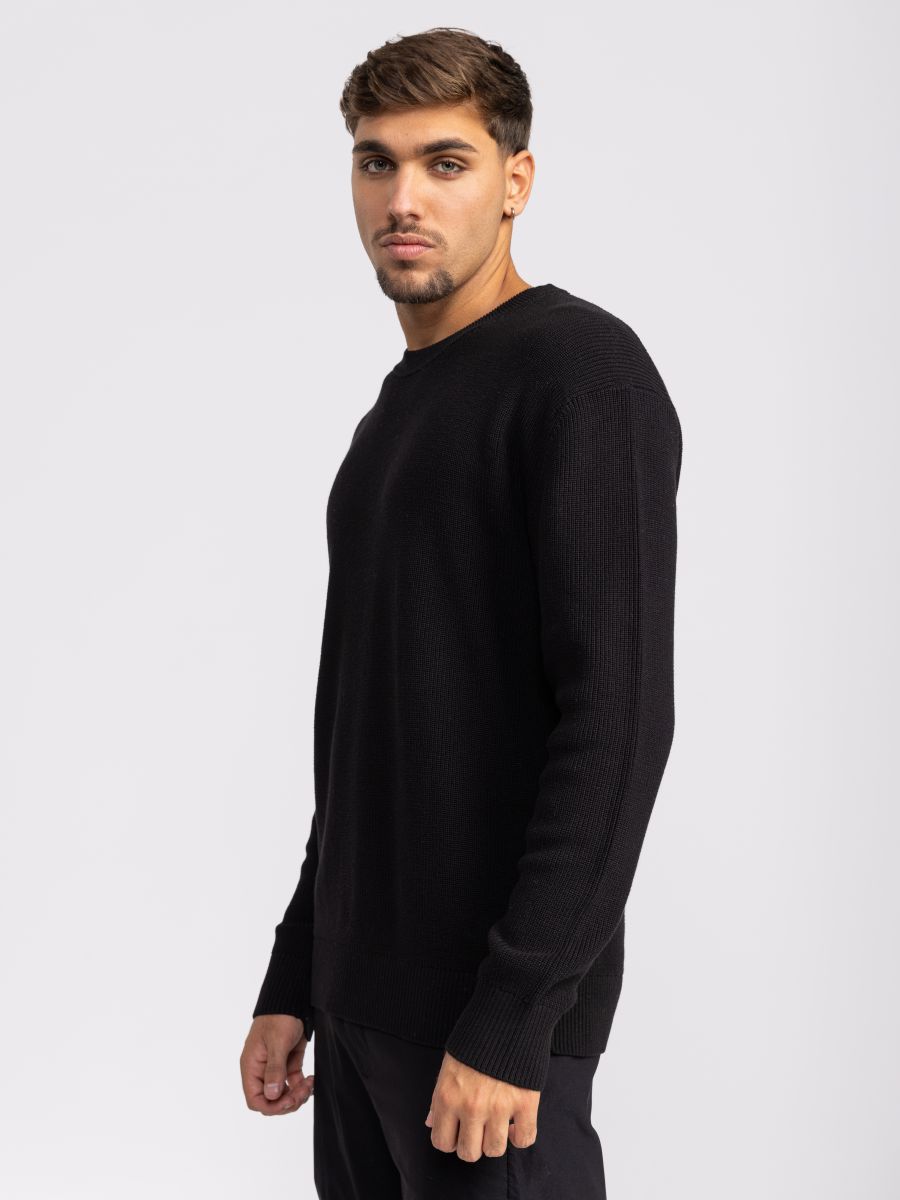 סריג לגבר במרקם ריב