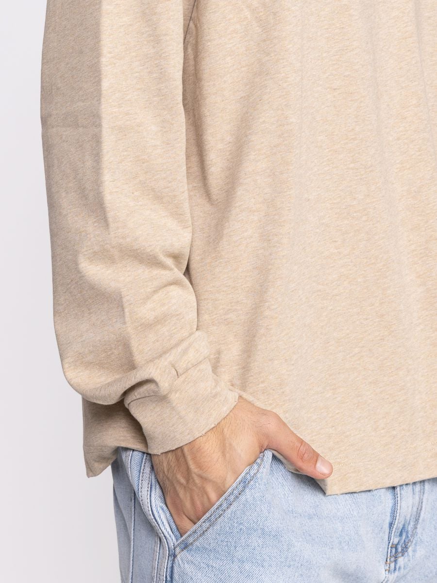 חולצת לונג סליב כותנה לגבר