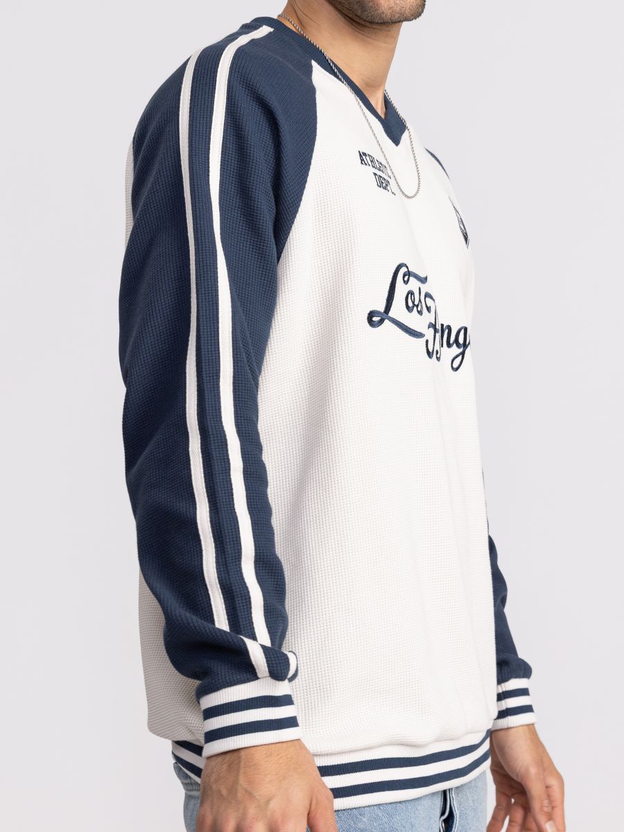 ווטשרט לגבר בגזרת רגלן עם הדפס Los Angeles