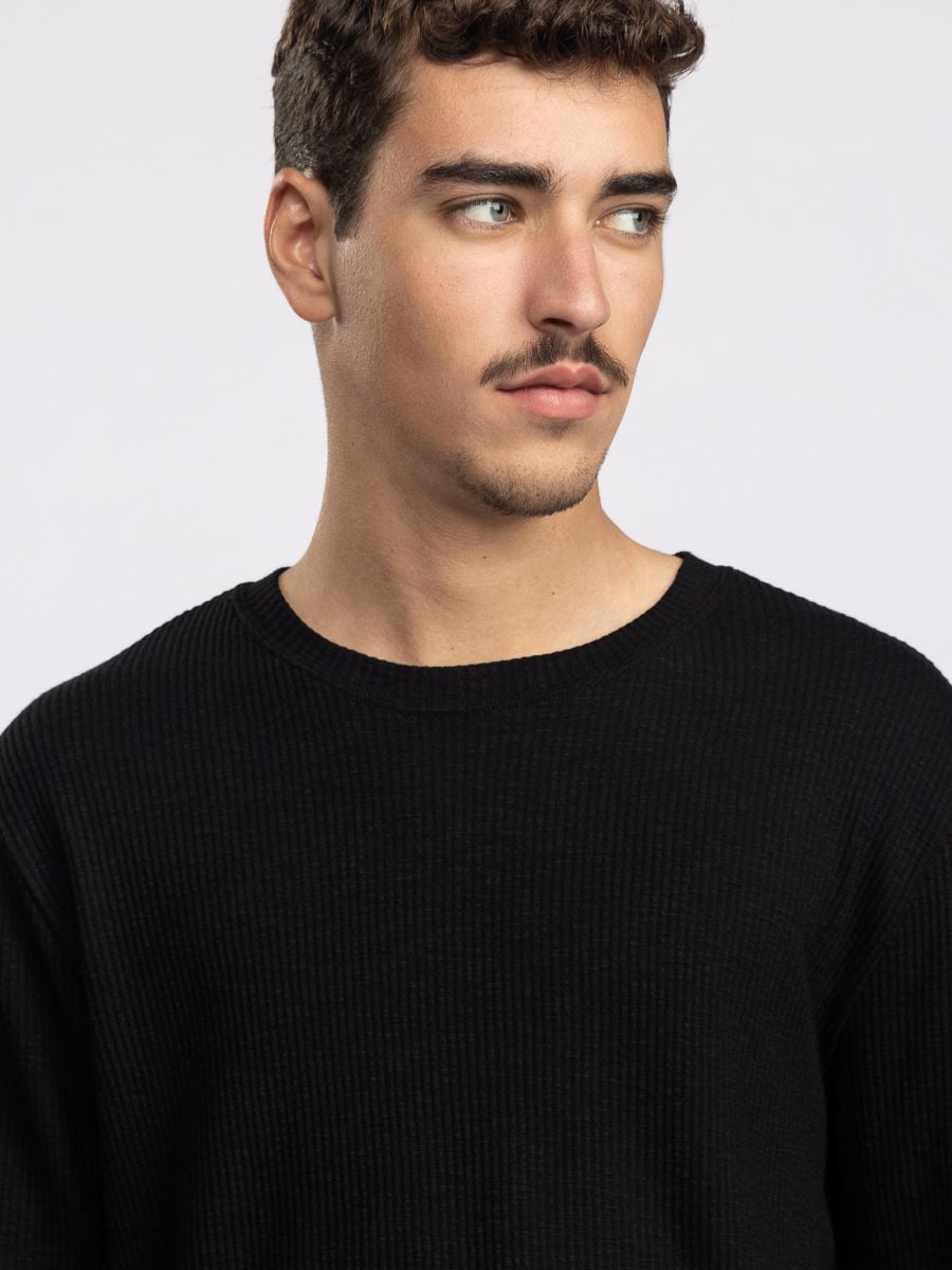 חולצת ריב ארוכה לגבר