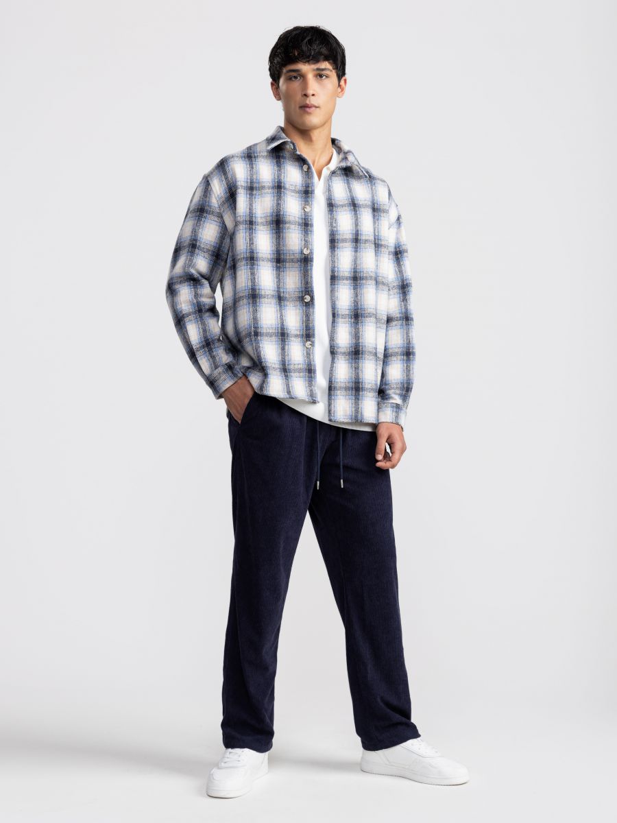 מכנסי מכנס קורדרוי לגבר