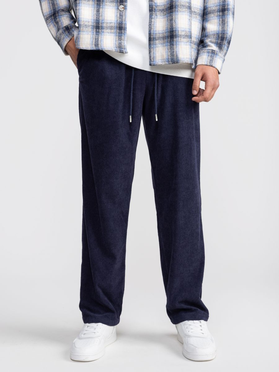 מכנסי מכנס קורדרוי לגבר