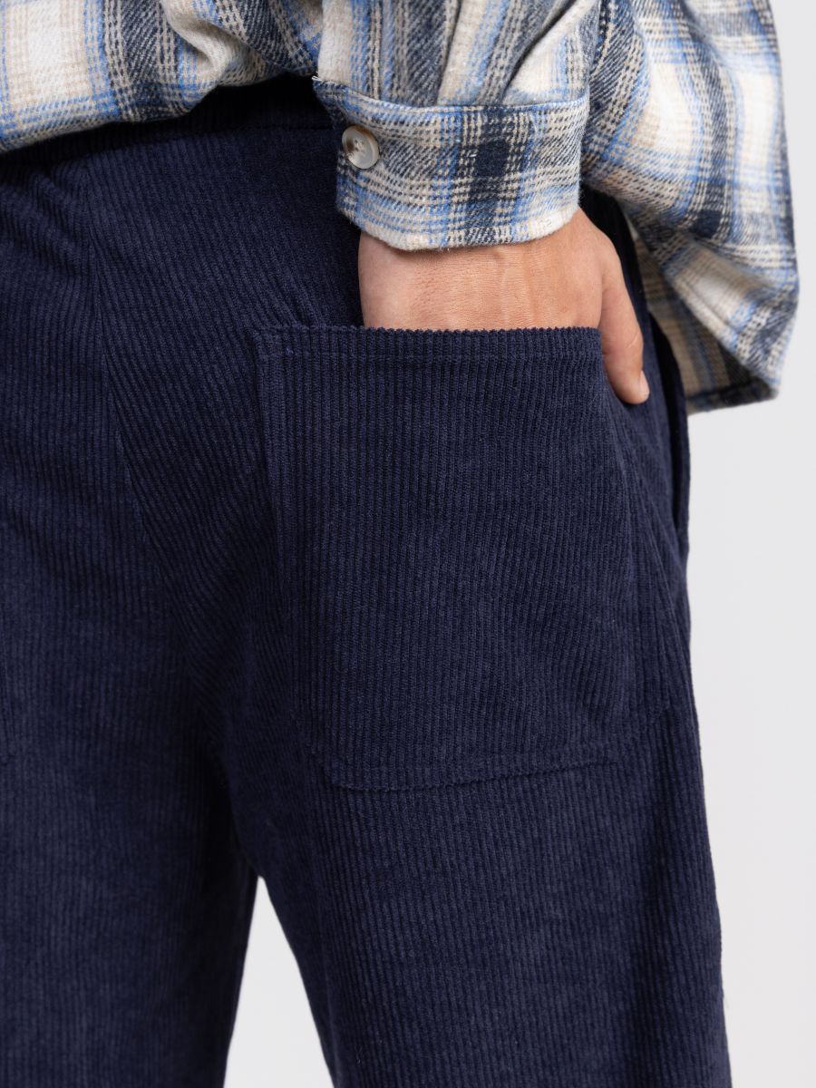 מכנסי מכנס קורדרוי לגבר