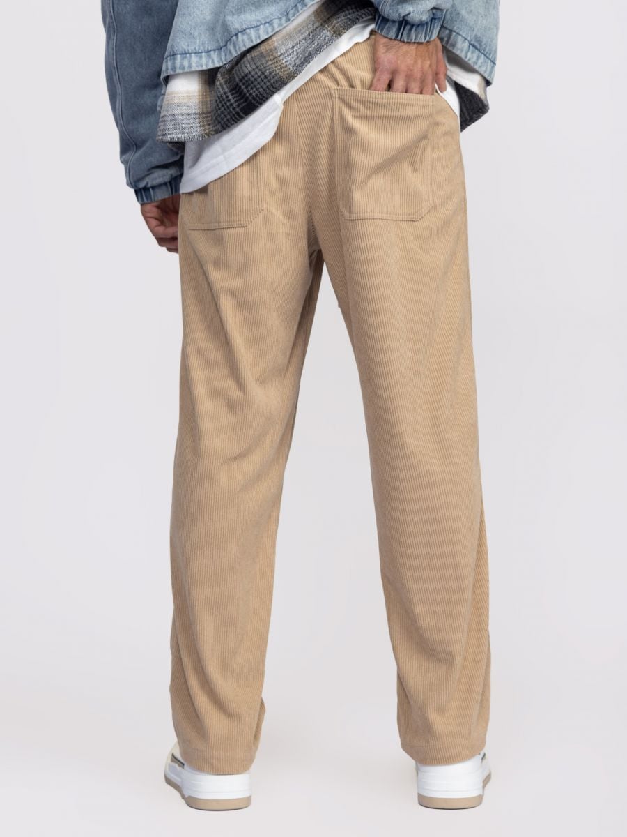 מכנסי מכנס קורדרוי לגבר