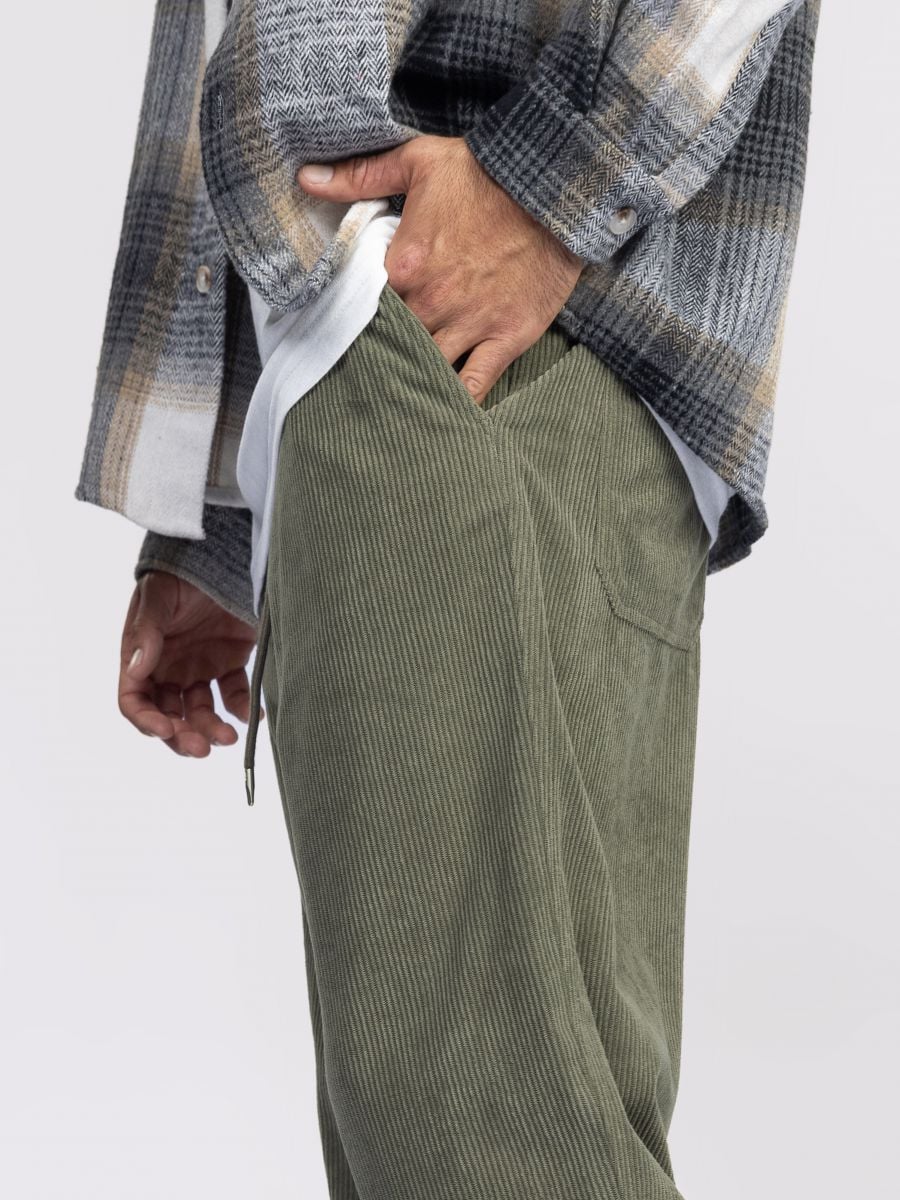 מכנסי מכנס קורדרוי לגבר