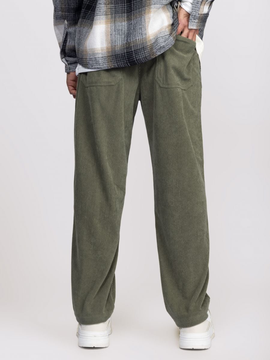 מכנסי מכנס קורדרוי לגבר