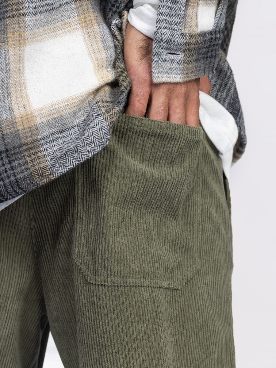 מכנסי מכנס קורדרוי לגבר