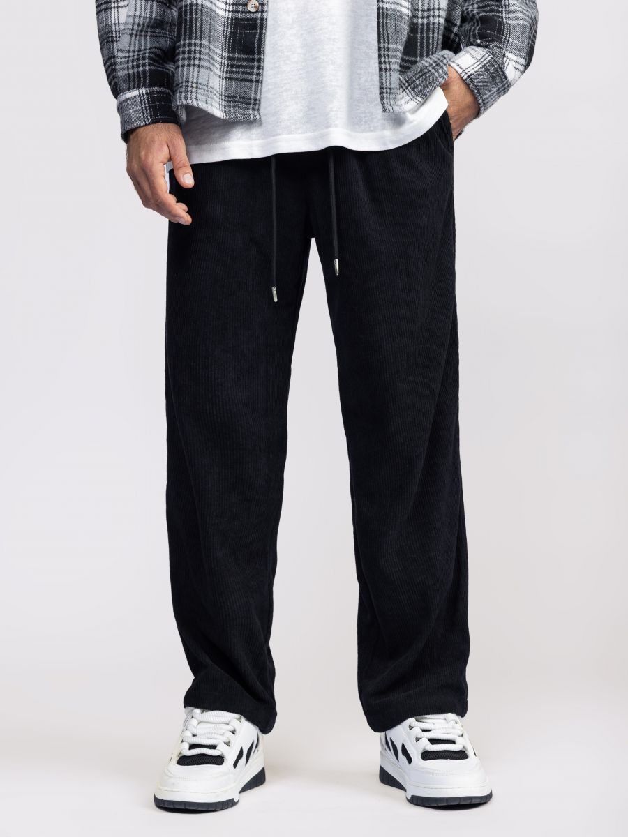 מכנסי מכנס קורדרוי לגבר