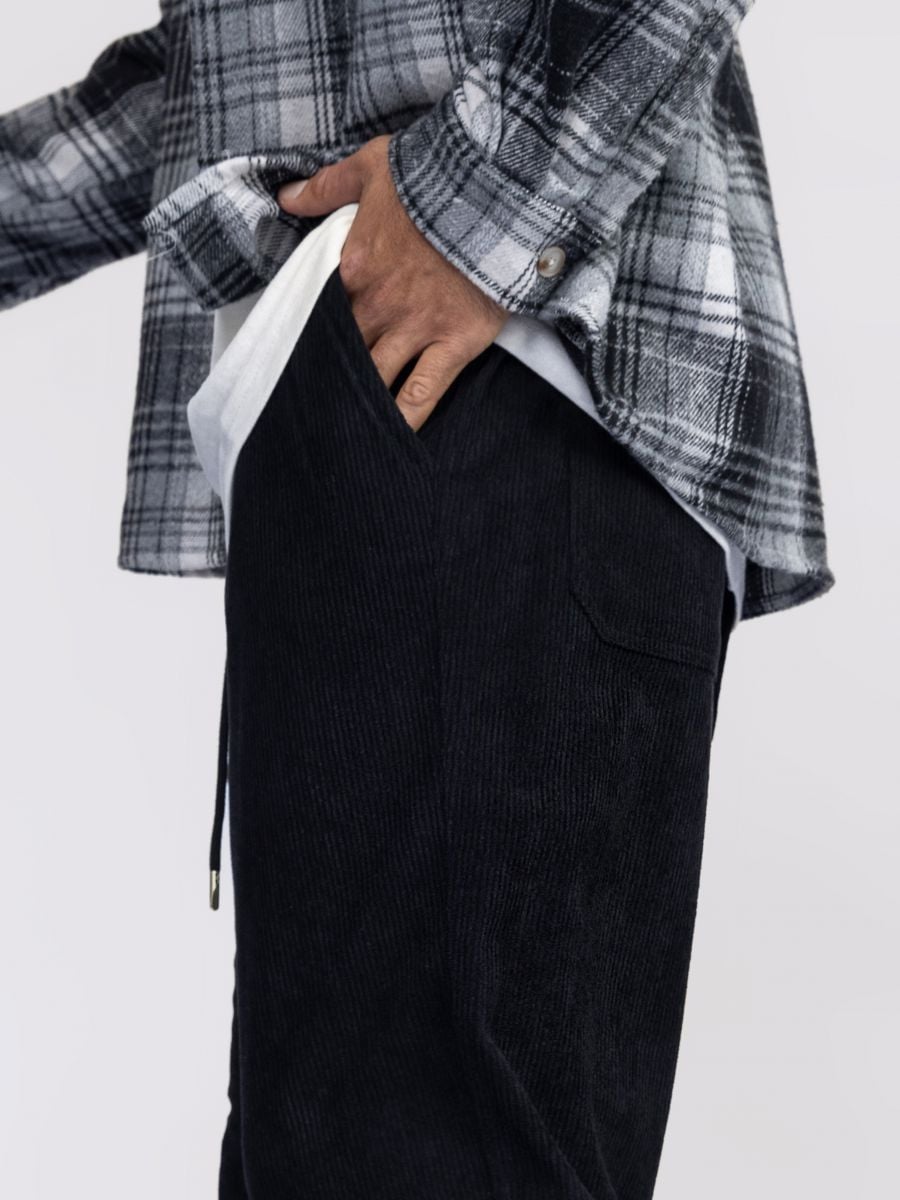 מכנסי מכנס קורדרוי לגבר