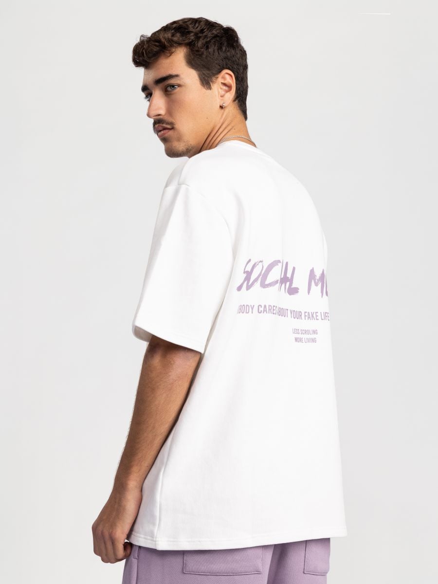 טי שירט לגבר SOCIAL MEDIA