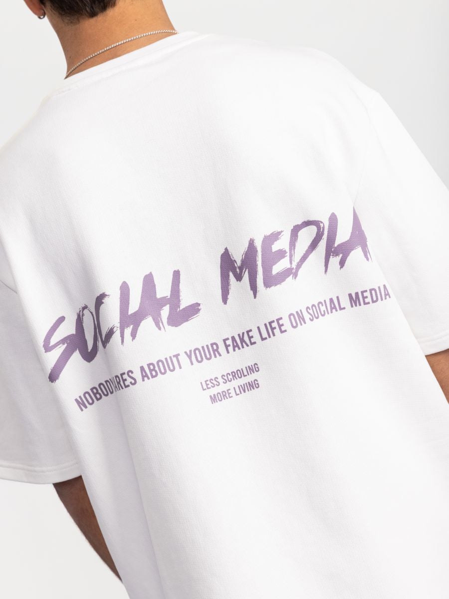 טי שירט לגבר SOCIAL MEDIA