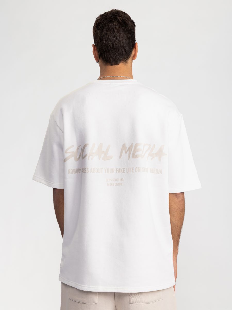 טי שירט לגבר SOCIAL MEDIA