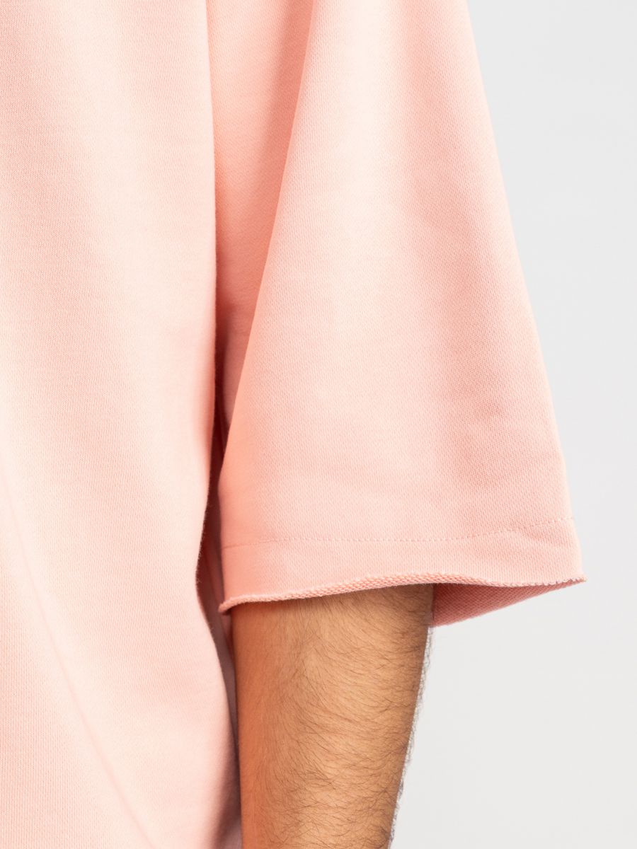 חולצה קצרה עם סיומת פרומה