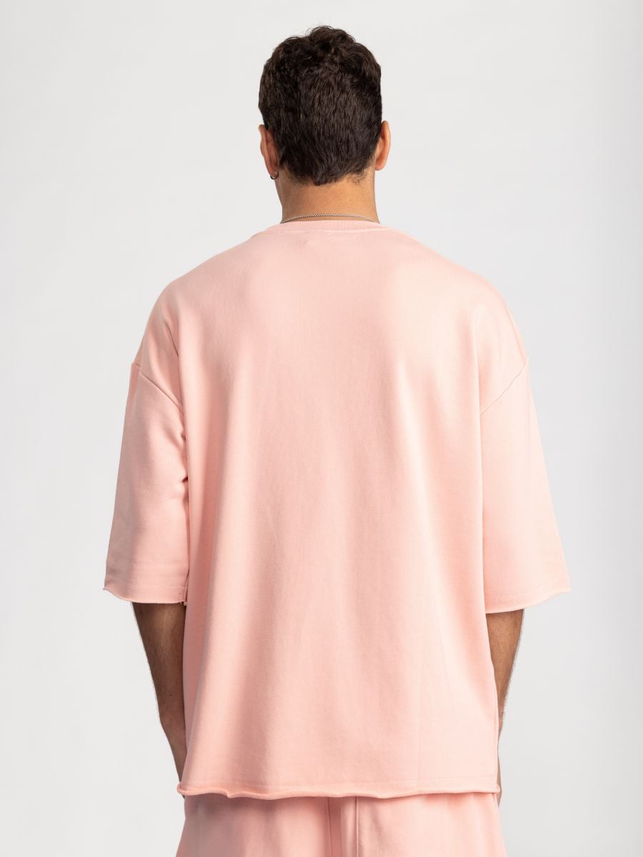 חולצה קצרה עם סיומת פרומה