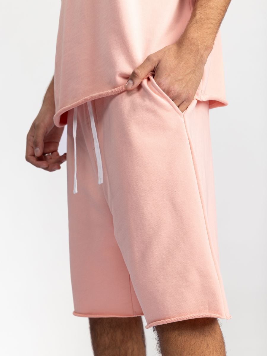 מכנסיים קצרים עם סיומת פרומה