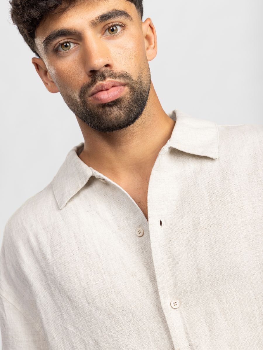 חולצה מכופתרת לגבר ריזורט