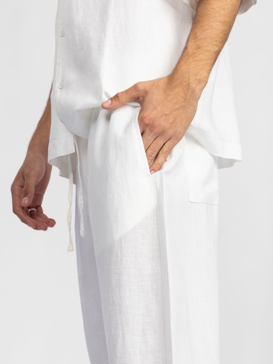 מכנסיים מכופתרים לגבר ריזורט