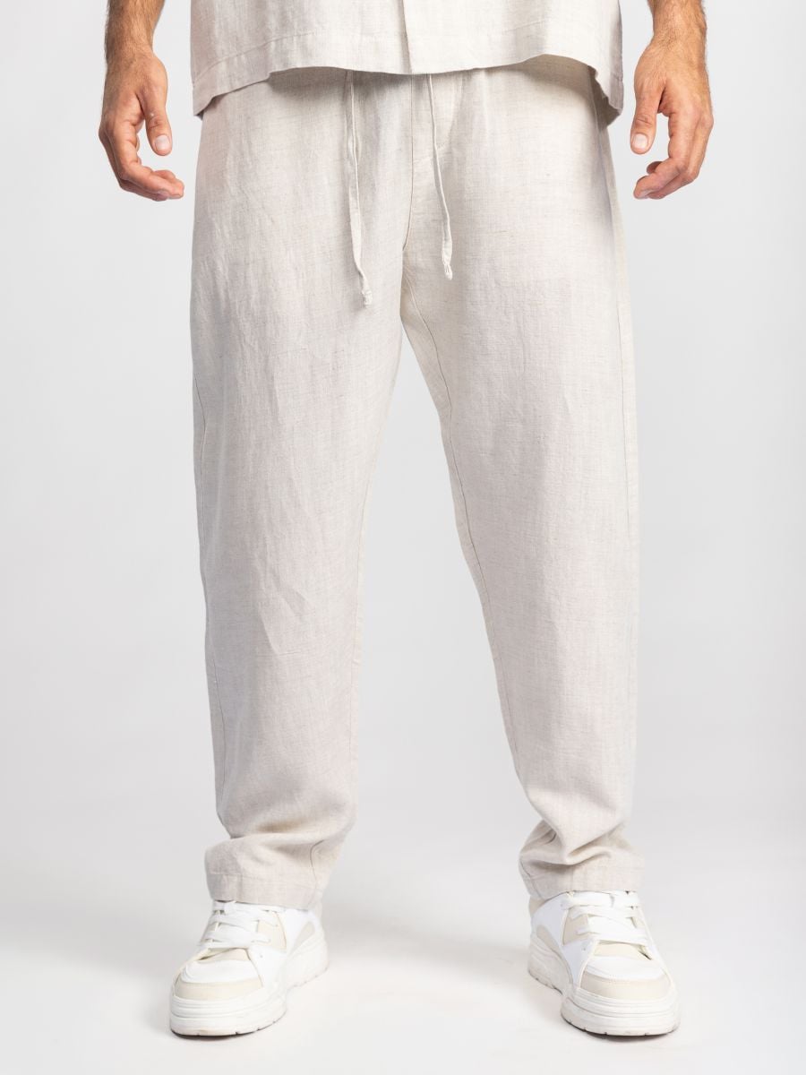 מכנסיים מכופתרים לגבר ריזורט