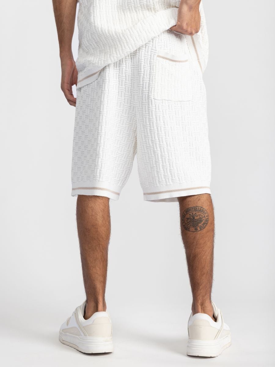 מכנסי ריזורט לגבר עם פסי גימור