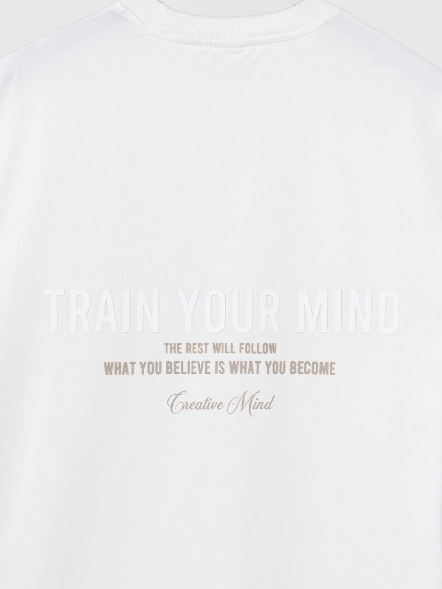 טי שירט לגבר TRAIN YOUR MIND