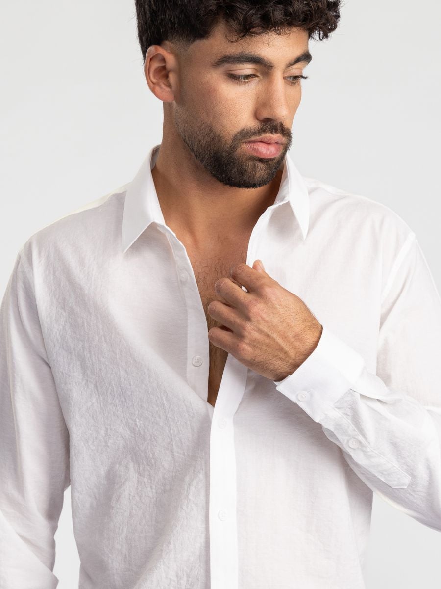 מכופתרות ארוכה לגבר