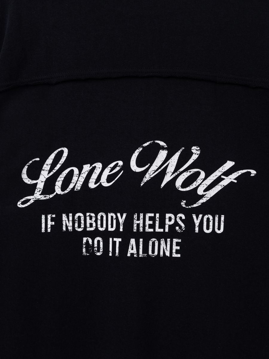 חולצה קצרה לגבר Lone Wolf