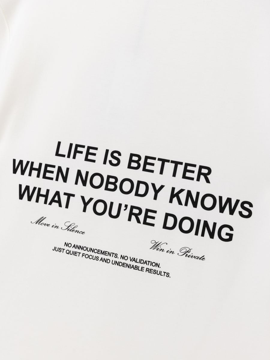 חולצת טי שירט לגבר LIFE