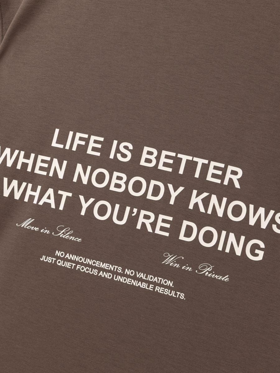 חולצת טי שירט לגבר LIFE