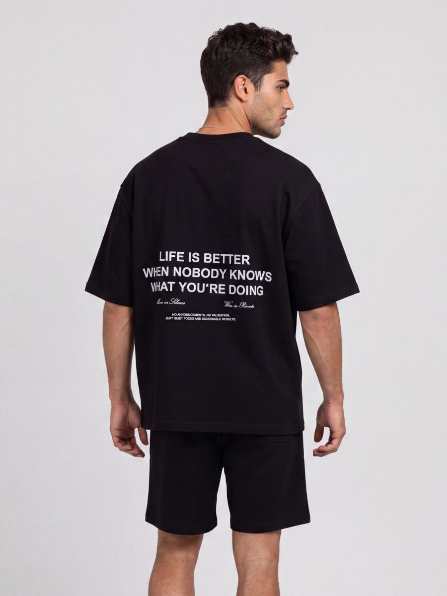 חולצת טי שירט לגבר LIFE