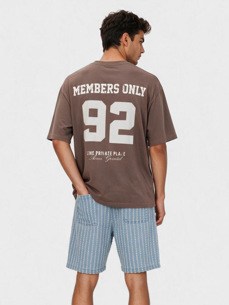 טישרט אובר סייז לגבר MEMBERS