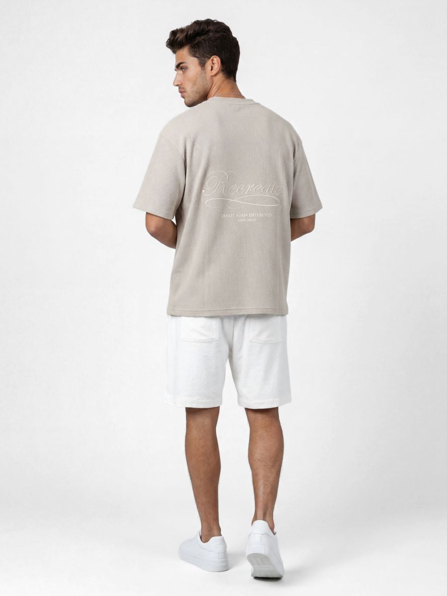 ברמודות בד עם בטקסטורה מנוקדת