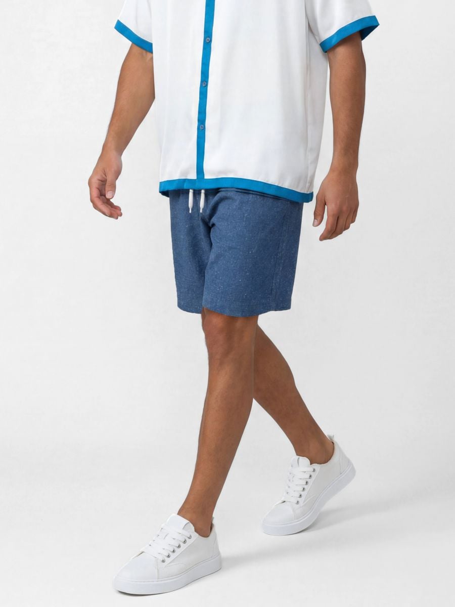 ברמודות בד עם בטקסטורה מנוקדת