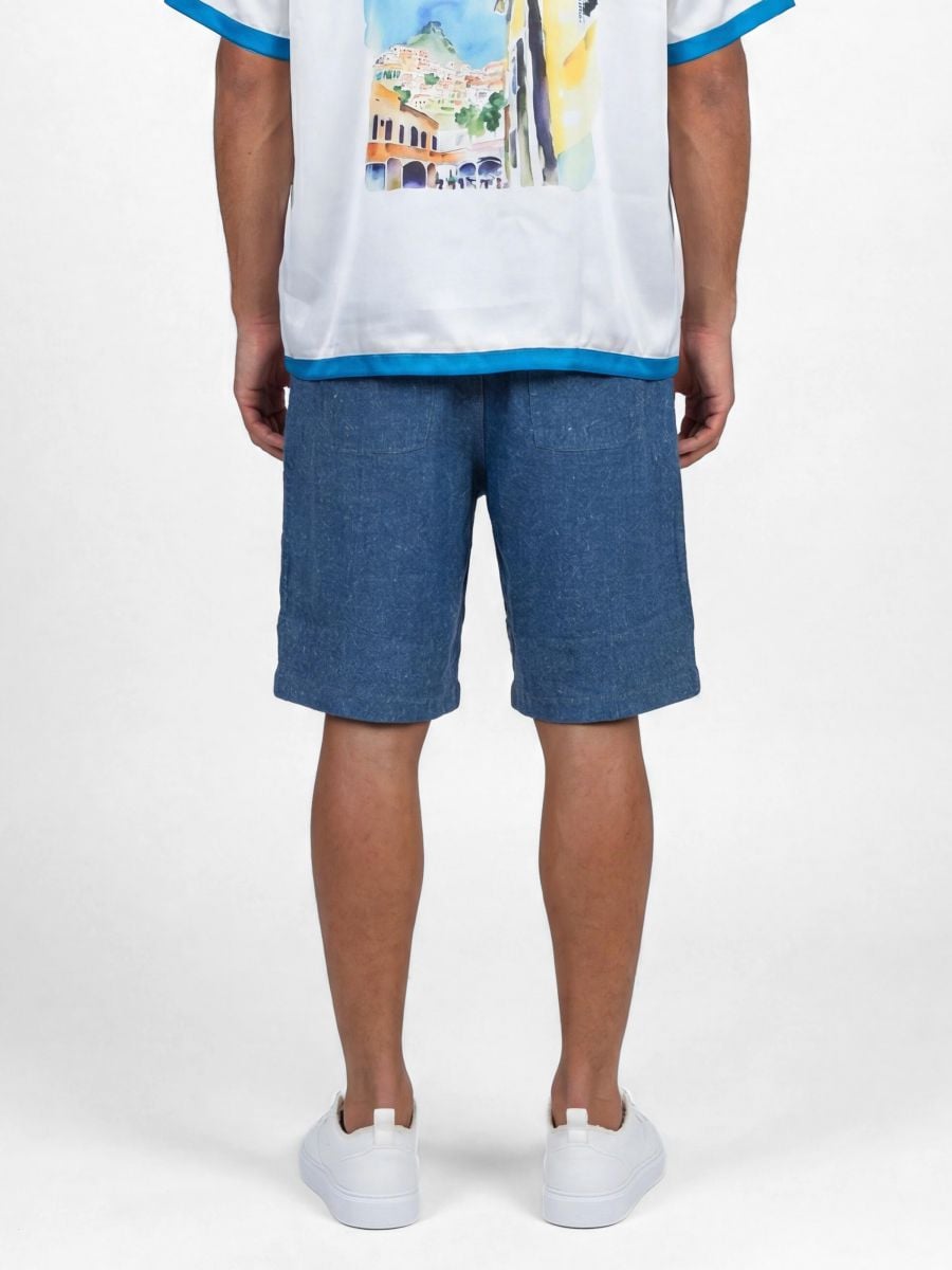 ברמודות בד עם בטקסטורה מנוקדת