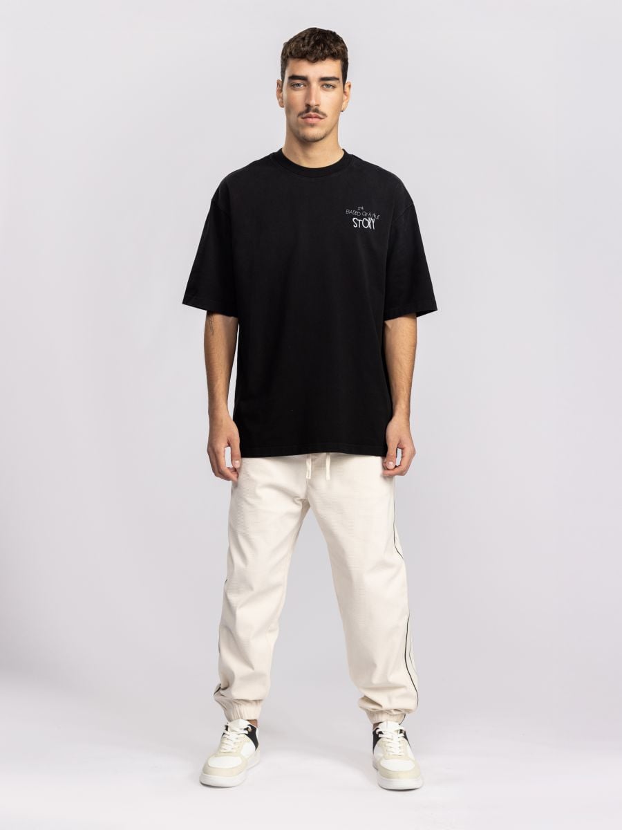 טישרט אובר סייז לגבר STORY