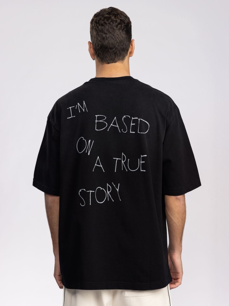 טישרט אובר סייז לגבר STORY