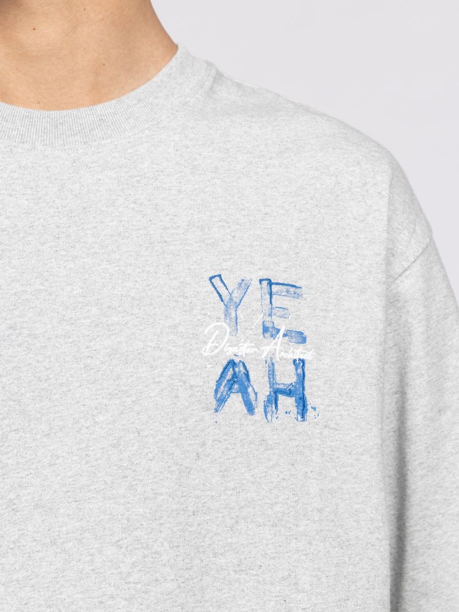 טי שירט אוברסייז לגבר YEAH