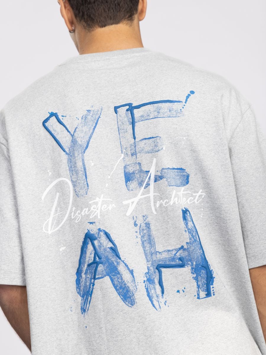 טי שירט אוברסייז לגבר YEAH