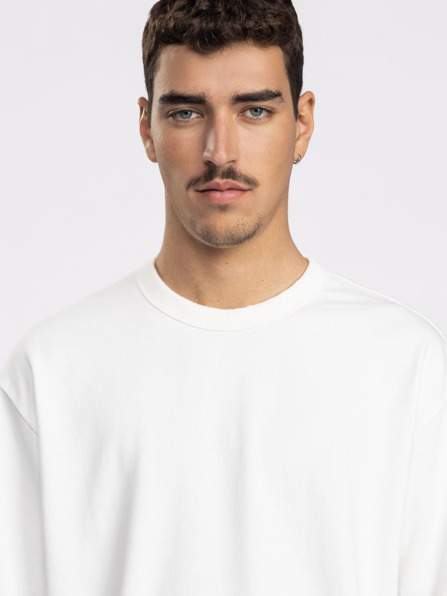 טי שירט חלקה לגבר\n בגזרת Blue Fit