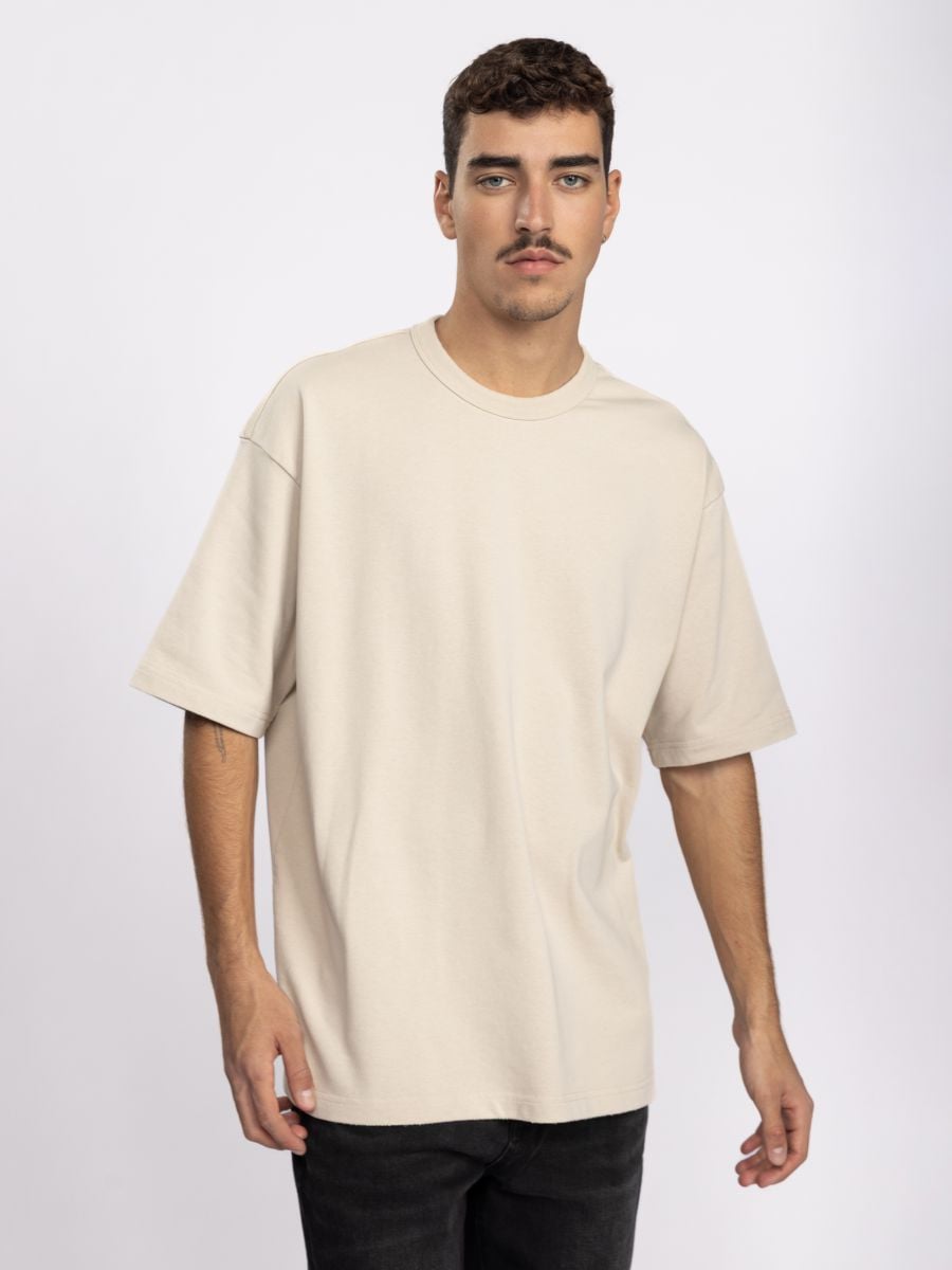 טי שירט חלקה לגבר\n בגזרת Blue Fit