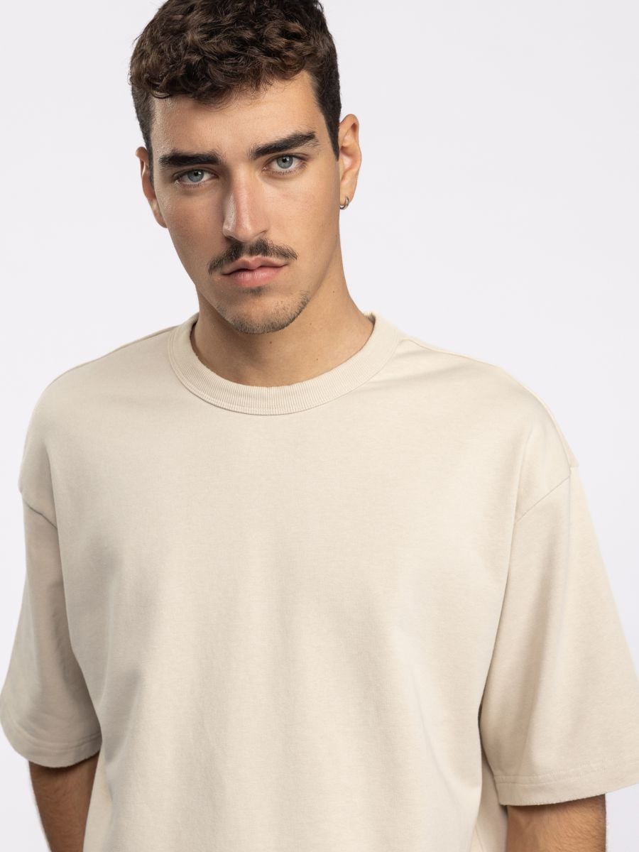 טי שירט חלקה לגבר\n בגזרת Blue Fit