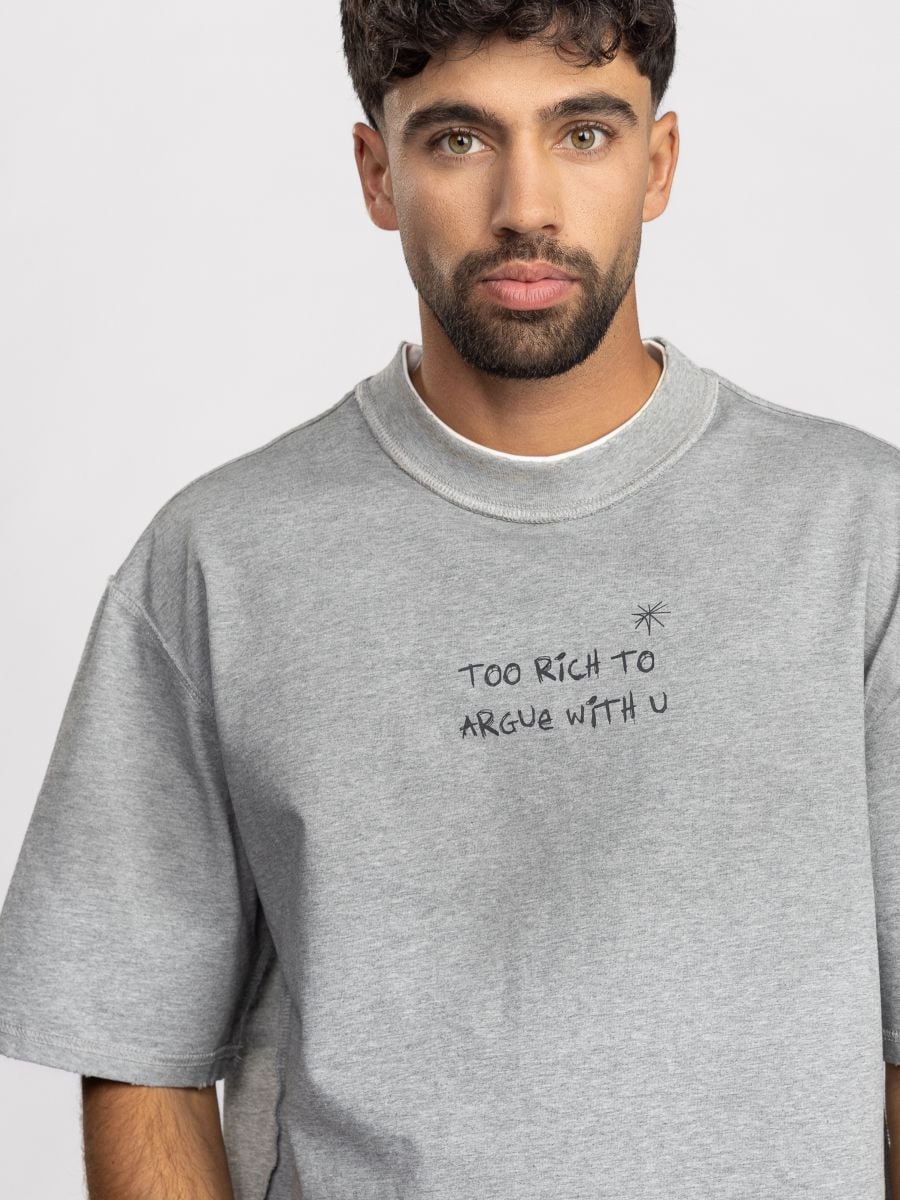 טישרט אובר סייז לגבר RICH