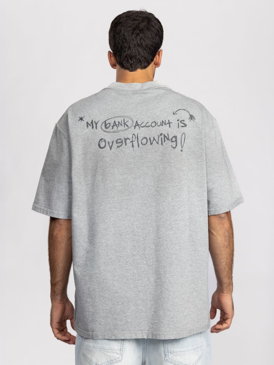 טישרט אובר סייז לגבר RICH